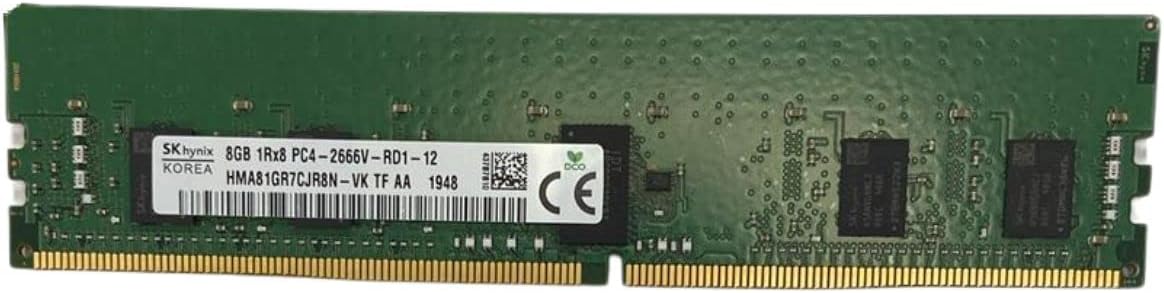 8GB 1RX8 PC4-2666V-RD1-12 HMA81GR7CJR8N-VK T3 AD 1930